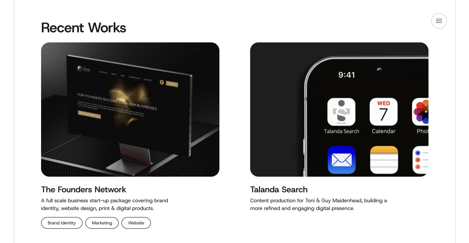 Case study layouts on swads.co